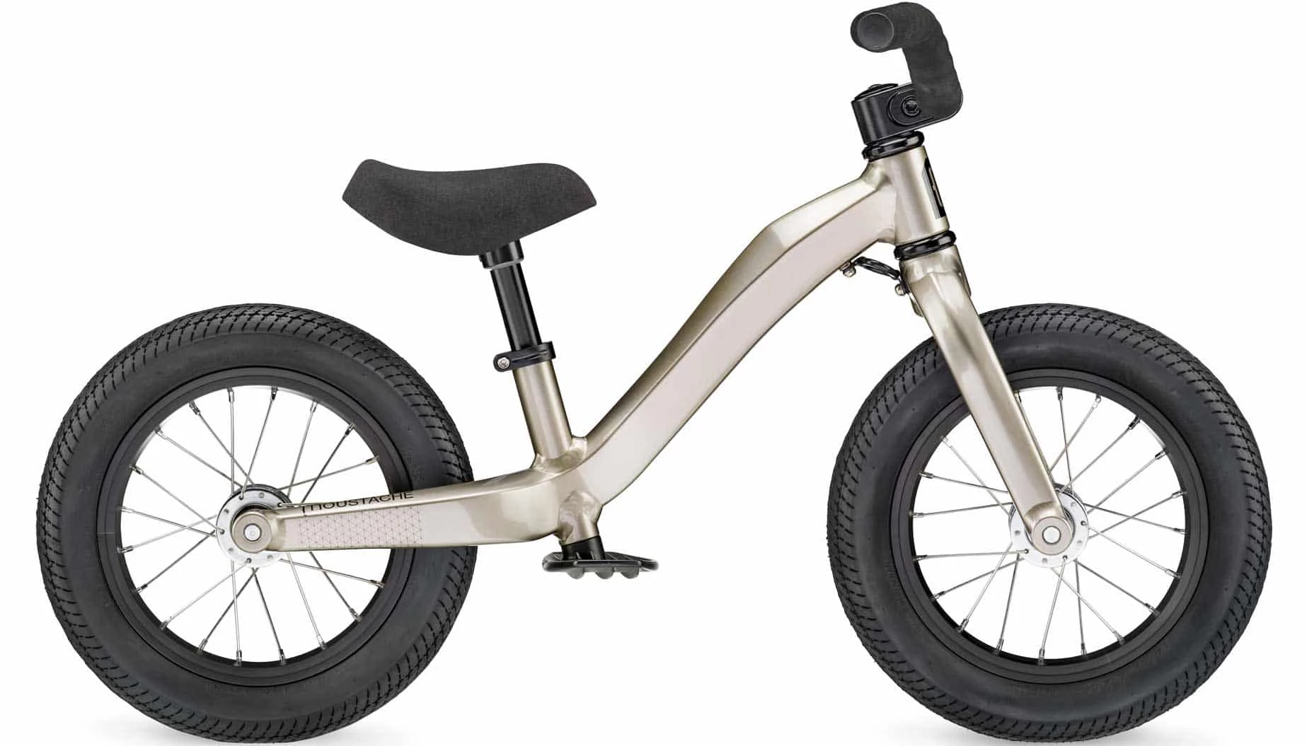 Draisienne Moustache MERCREDI 12 2019 Titane 1 Draisienne Moustache MERCREDI 12 2019 Titane